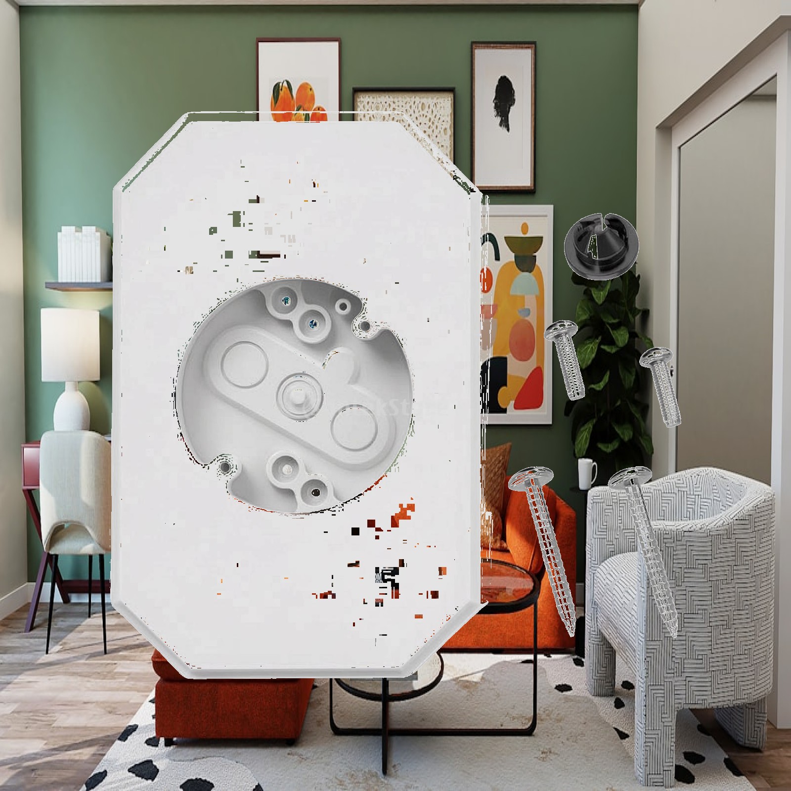 Outdoor Lighting Wall Mount - Zewnętrzny blok montażowy lampy ściennej z