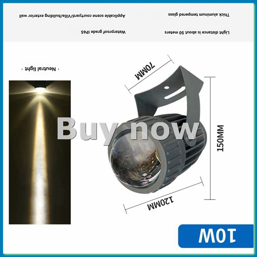 Outdoor Lighting Fixtures - Zewnętrzne reflektory LED ogrodowe ścienne 10W