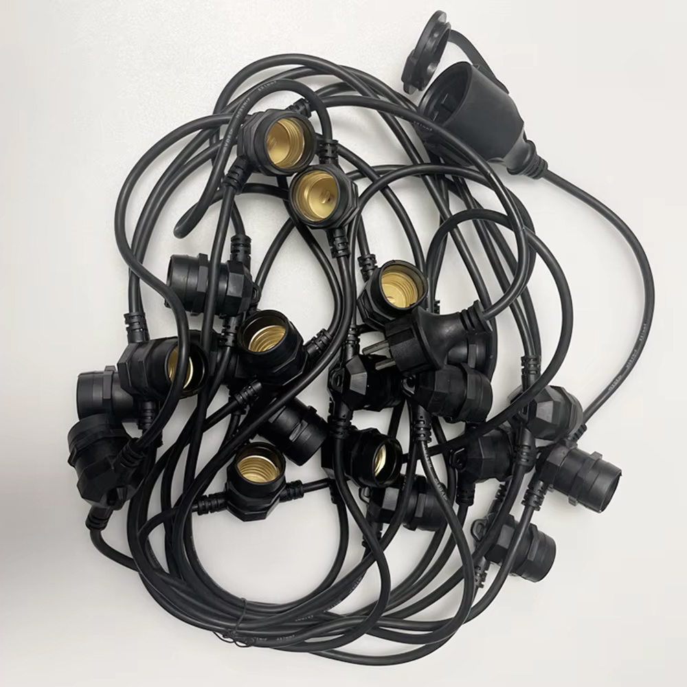 Outdoor Lighting Extension Cord - 10M Kabel LED, komercyjna jakość, wodoodporny,