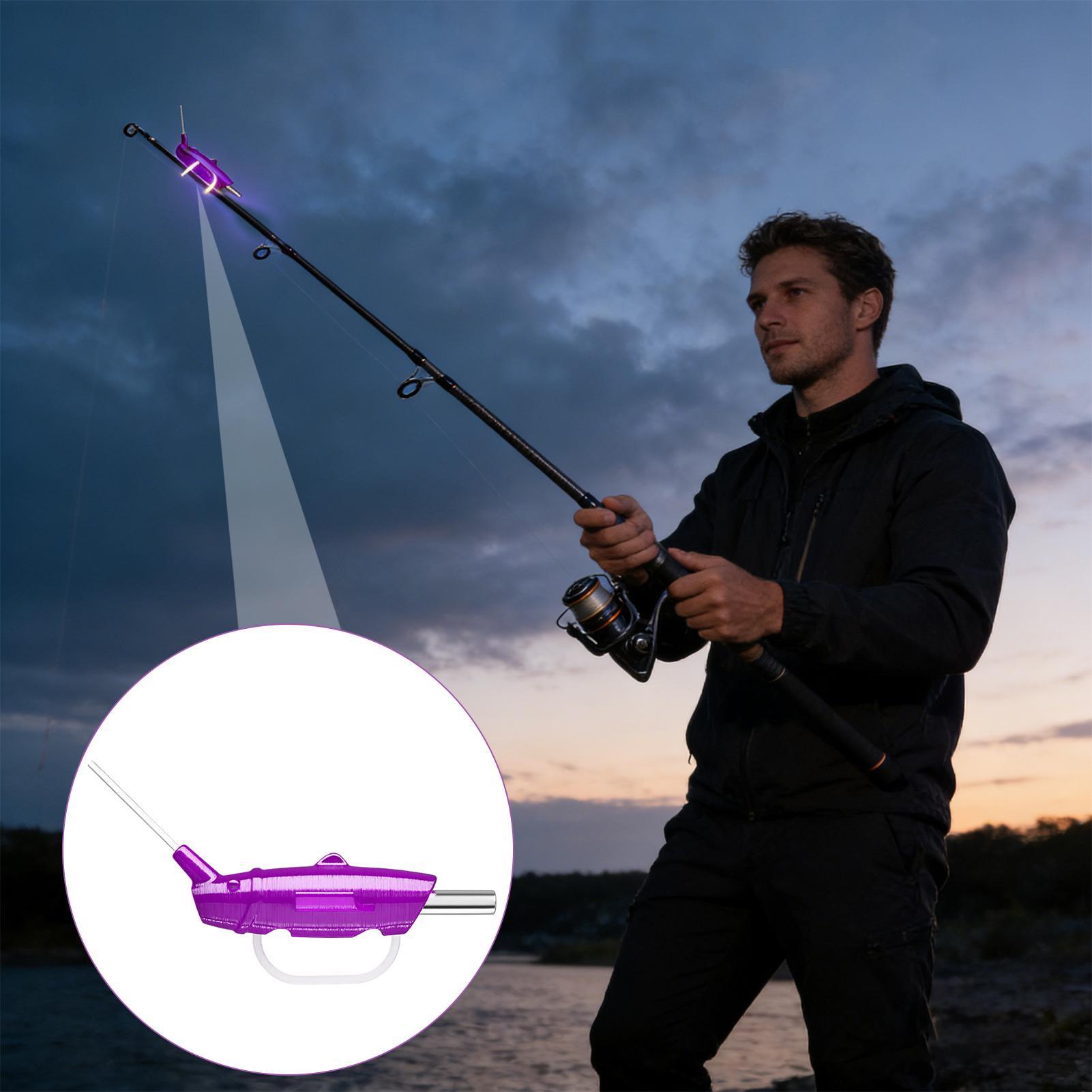Outdoor Lighting Pole - Alarm wędkarski z sygnalizacją LED, lampka