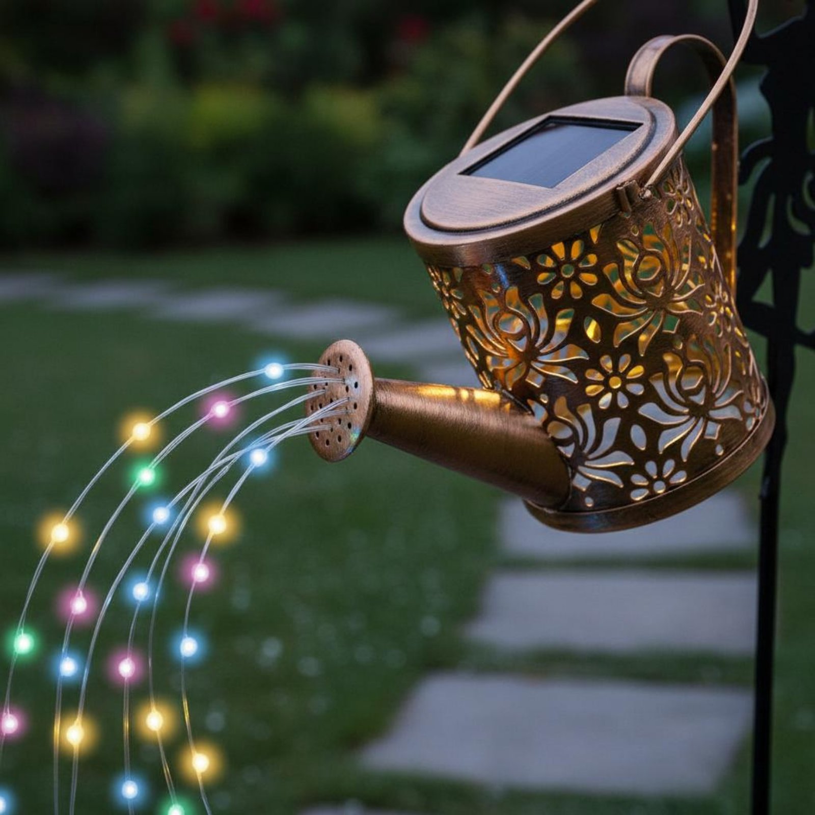 Outdoor Lighting Yard - Solarna konewka świetlna, dekoracyjna projekcja, konewka