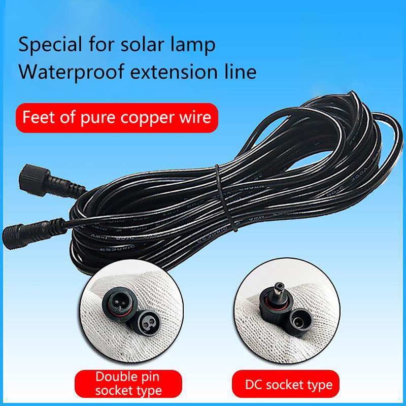 Outdoor Lighting Extension Cord - Uniwersalne przenośne reflektory solarne 5M 10M,
