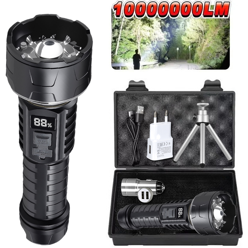 Outdoor Lighting Fixtures - Latarka COB LED Akumulatorowa Lampa Kempingowa