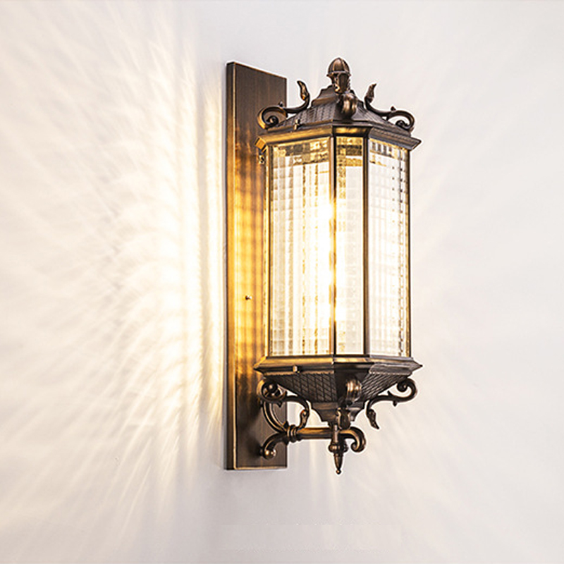 Outdoor Lighting For Front Of House - Vintage ganek zewnętrzny światła kinkiety Retro