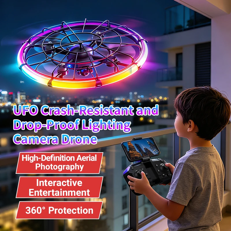 Outdoor Lighting Video - JJRC H145 UFO RC Dron z