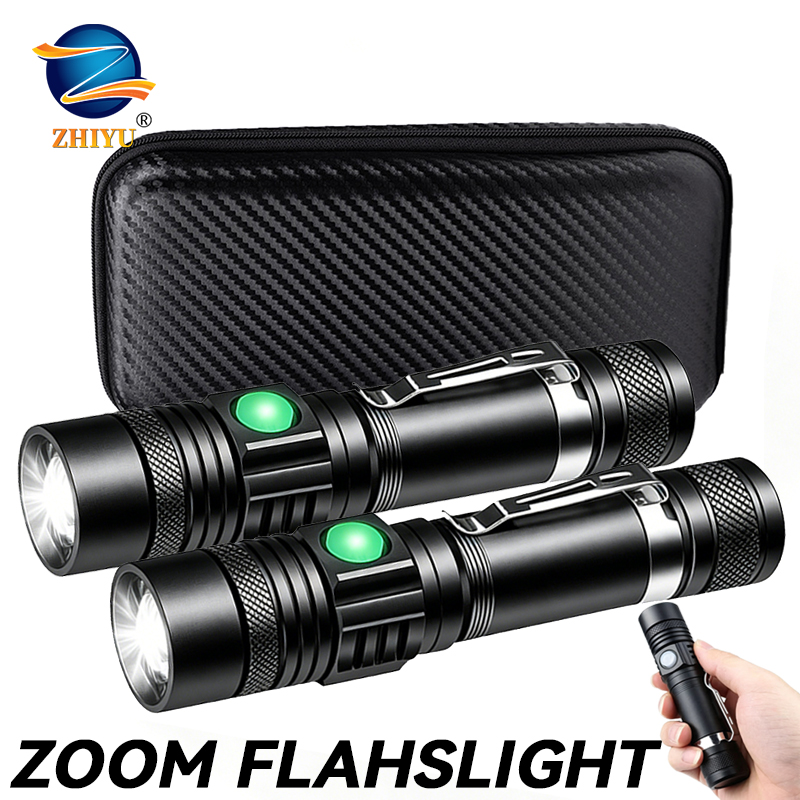 Outdoor Lighting Nearby - Latarka LED T6 z możliwością ładowania,