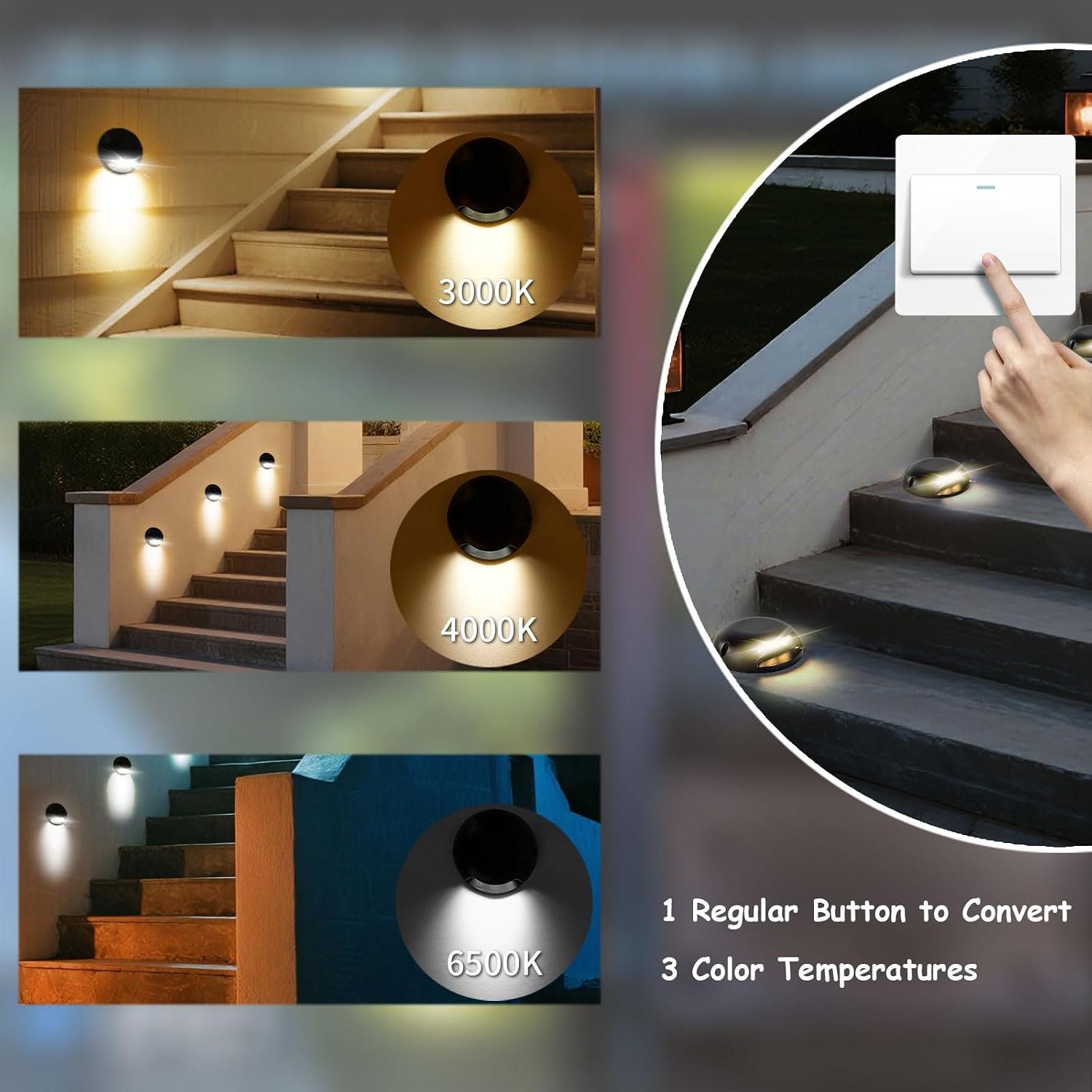 Lampki schodowe LED AC220V IP6 – Outdoor Lighting Hardwired recenzja i cena