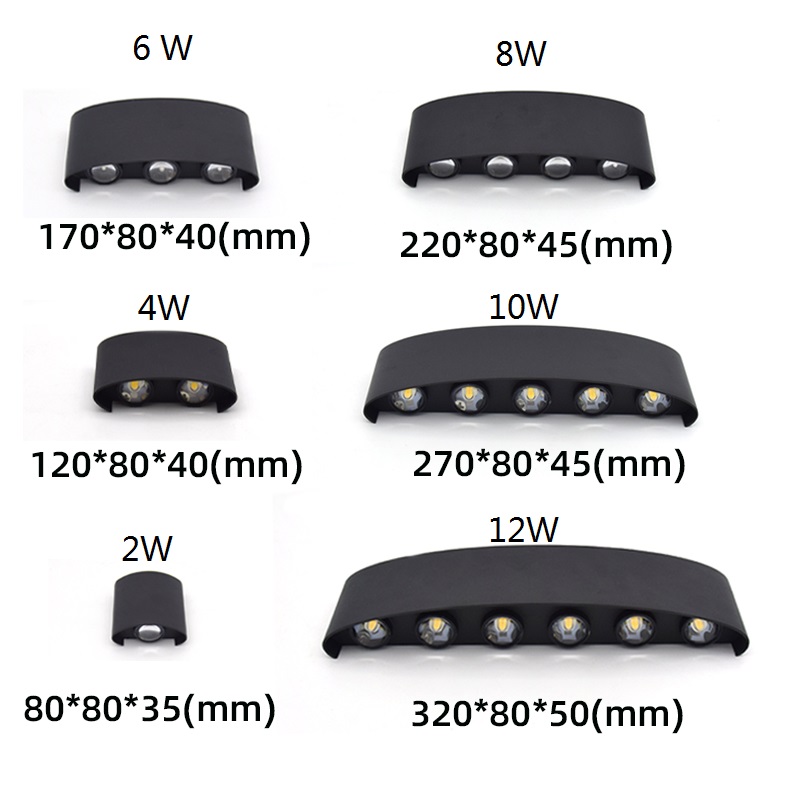 Lampa ścienna LED 2W 4W 6W 8W  – Outdoor Lighting Wall Mount recenzja i cena
