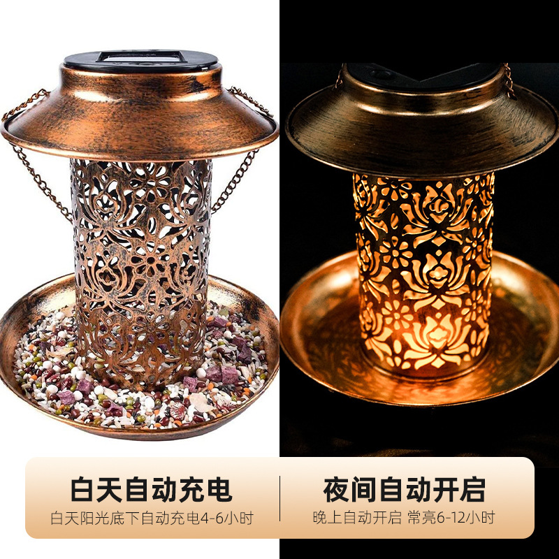 Metalowy karmnik solarny dla p – Outdoor Lighting Ideas For Backyard recenzja i cena