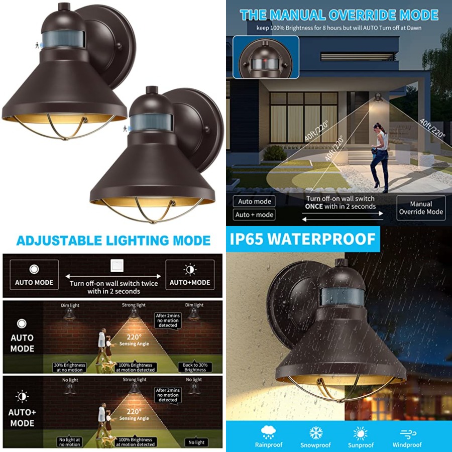 Zestaw 2 szt. Zewnętrznych kin – Outdoor Lighting Fixtures recenzja i cena
