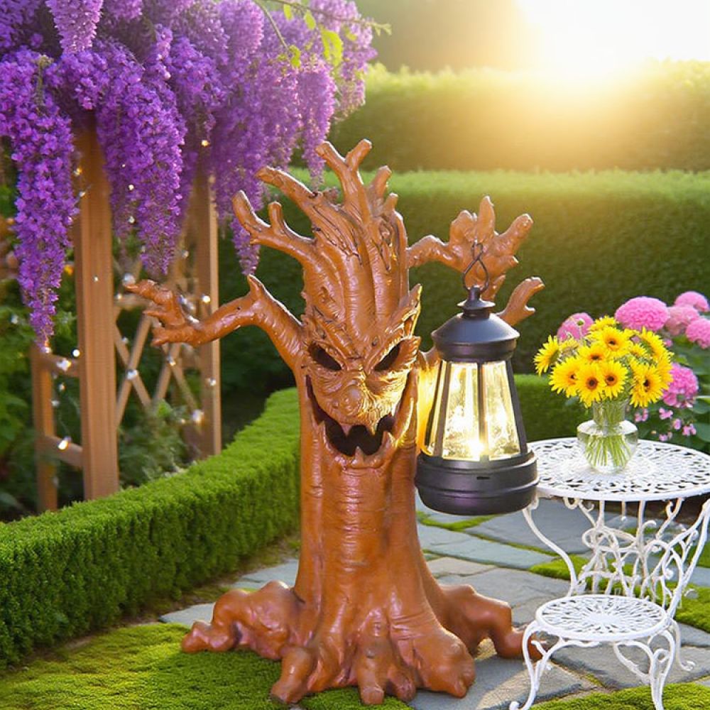 Figurka drzewa z żywicy solarn – Outdoor Lighting Yard Ideas recenzja i cena
