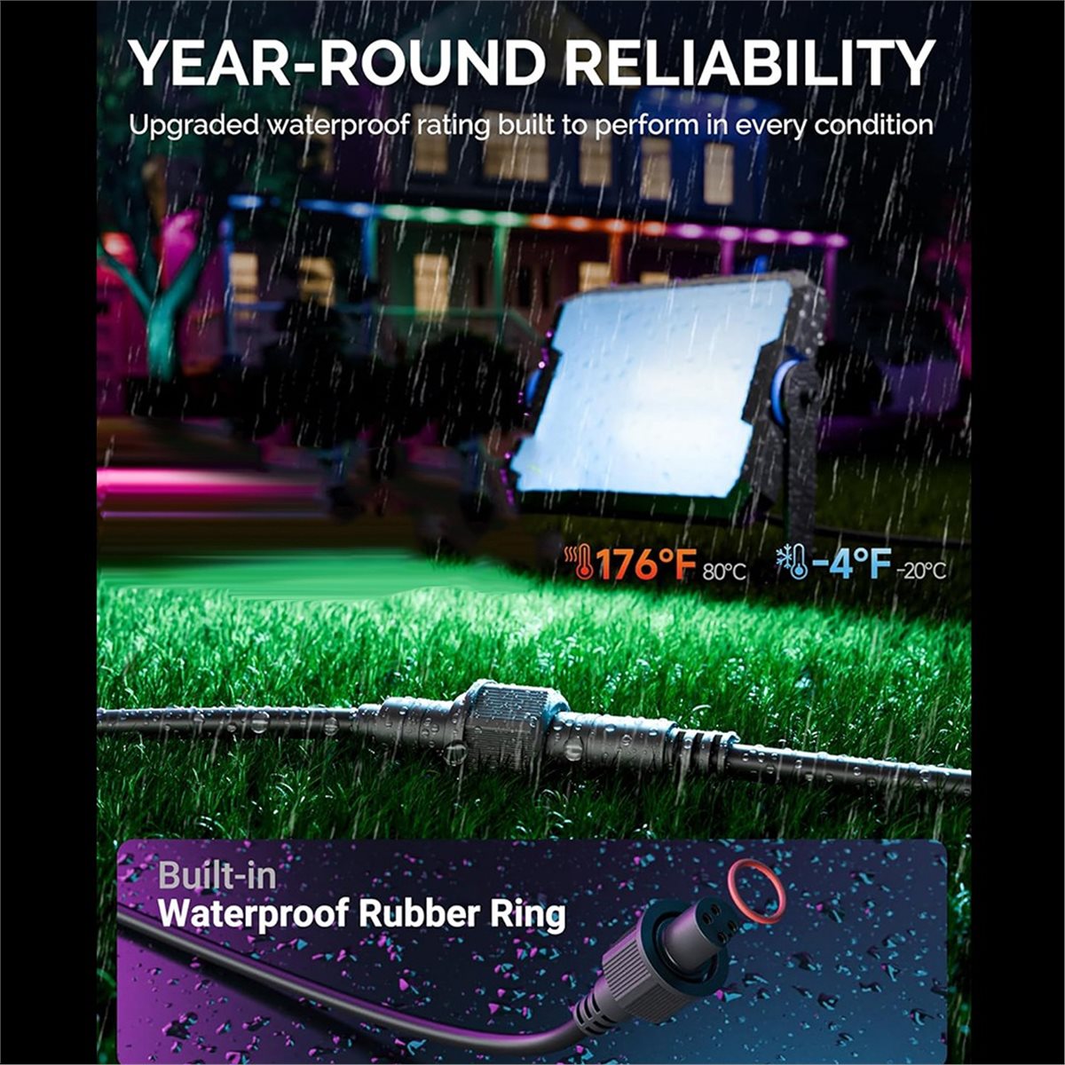 HAPPY DIAN! Przedłużacz 3m do  – Outdoor Lighting Extension Cord recenzja i cena