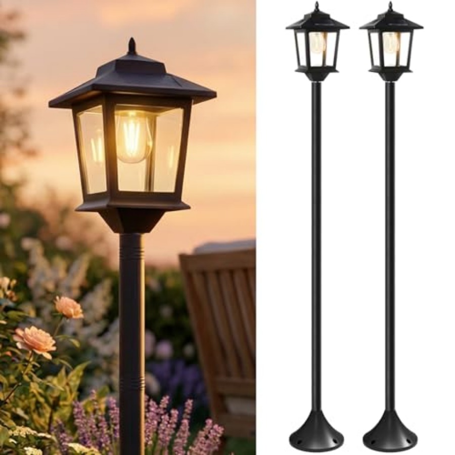 Zewnętrzne solarne lampy słone – Outdoor Lighting Pole recenzja i cena