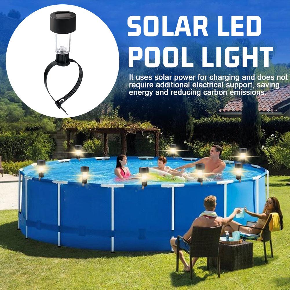 Solarne lampki LED do basenu,  – Outdoor Lighting Ground recenzja i cena