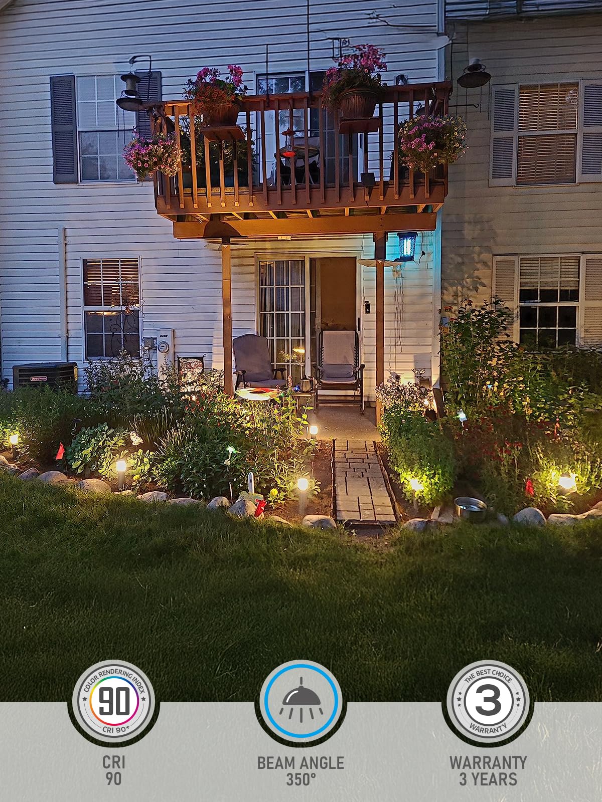 8 sztuk LED ogrodowa oświetlen – Outdoor Lighting Extension Cord recenzja i cena