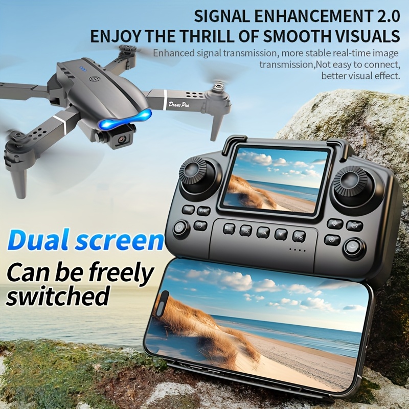 E99 PRO MAX – składany dron z  – Outdoor Lighting Video recenzja i cena