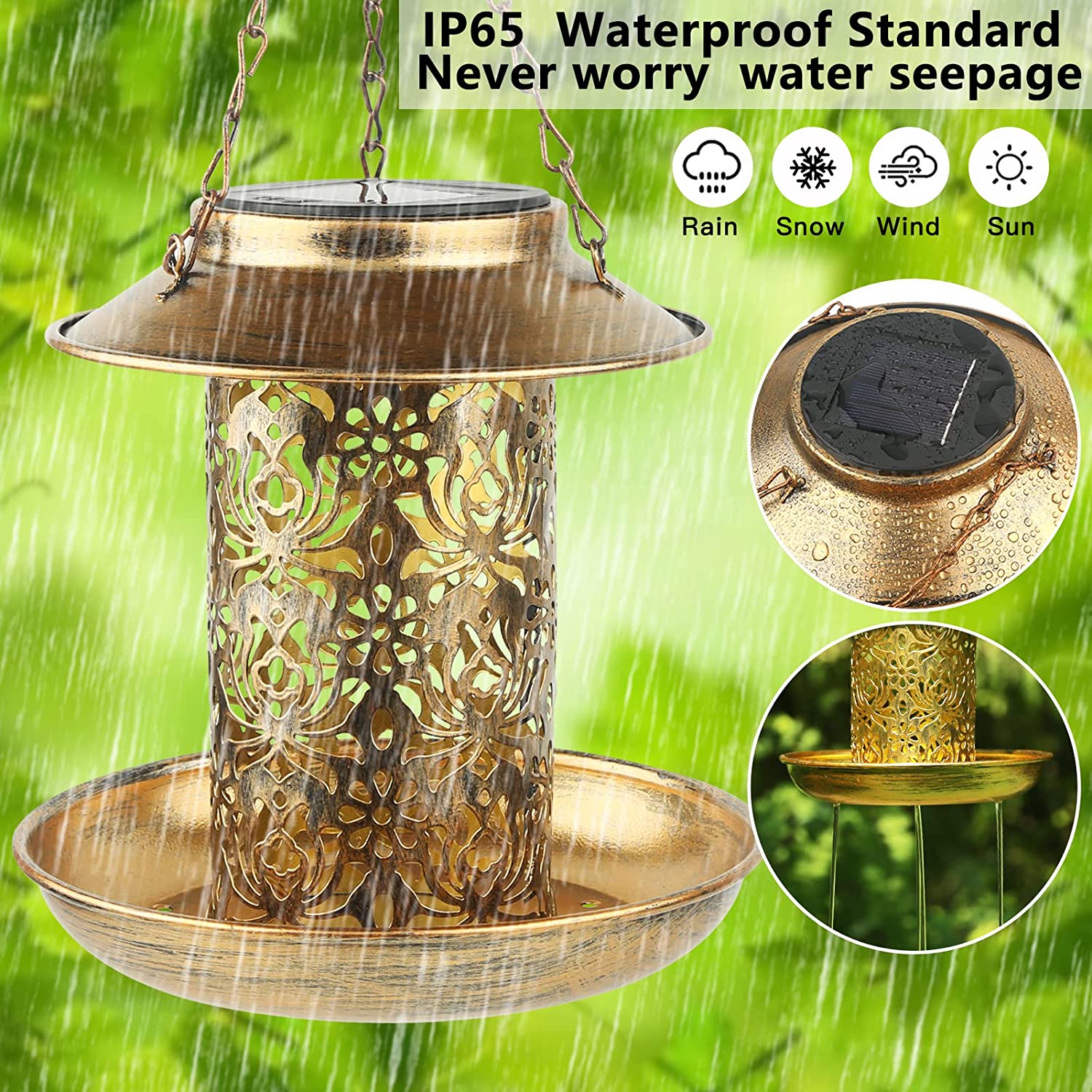 Solarny karmnik dla ptaków Met – Outdoor Lighting Ideas For Backyard recenzja i cena
