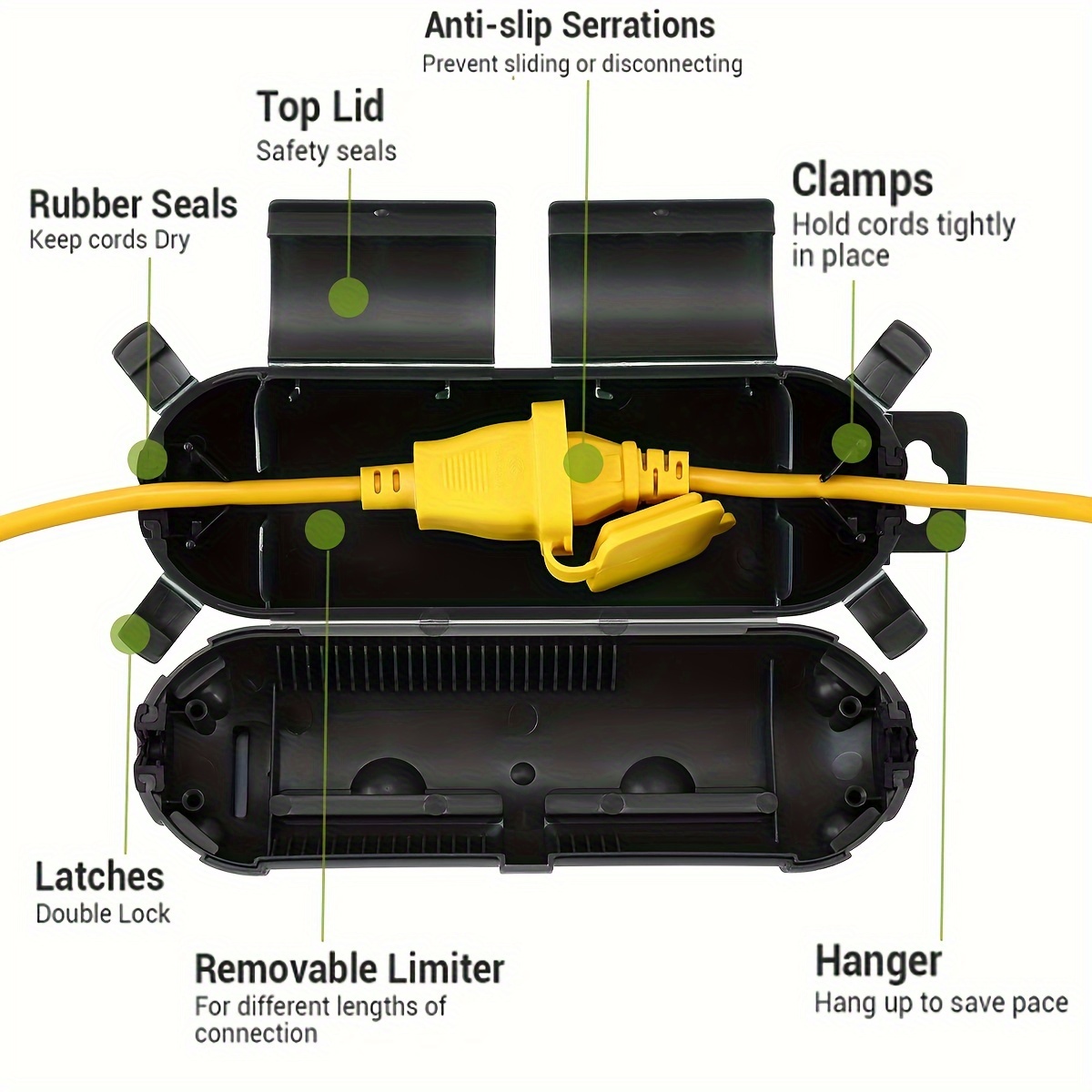 Osłony zabezpieczające przedłu – Outdoor Lighting Extension Cord recenzja i cena