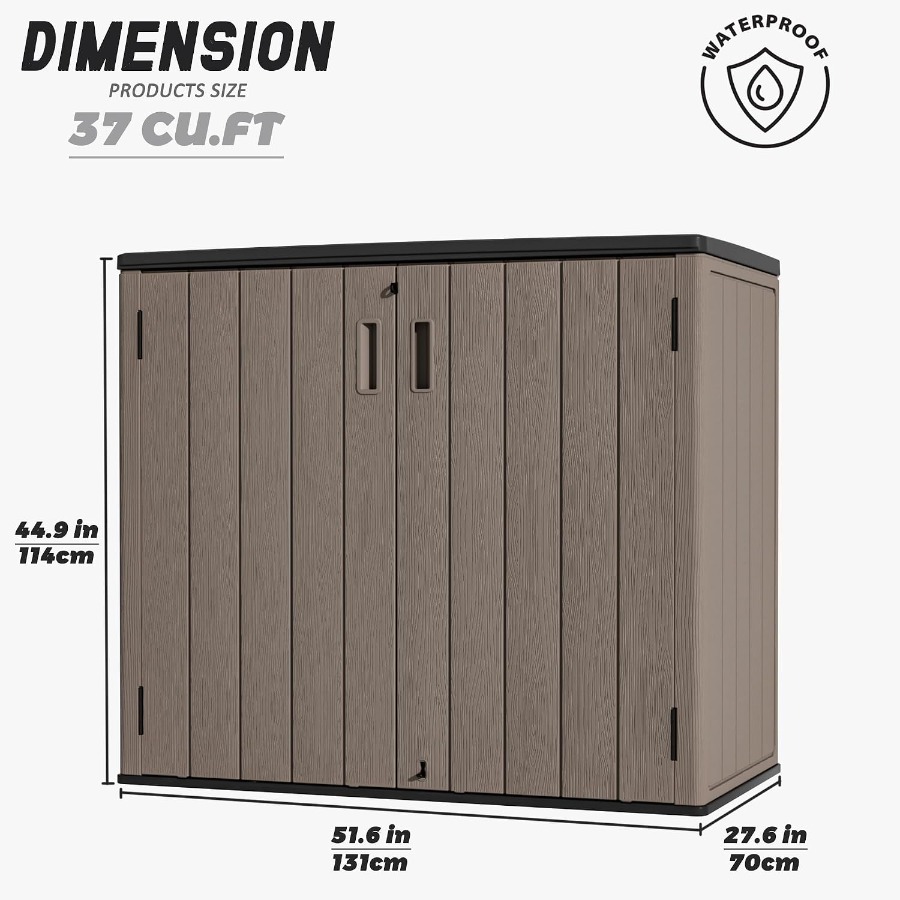 Duży, zewnętrzny pojemnik do p – Outdoor Lighting Garage recenzja i cena