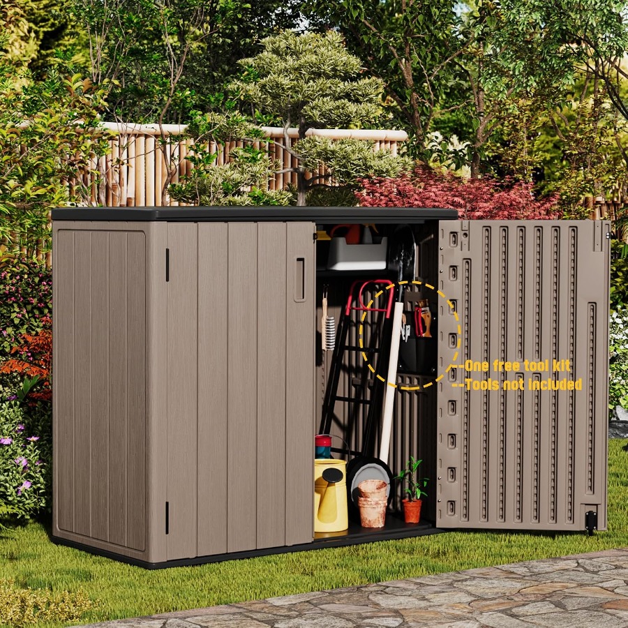 Duży, zewnętrzny pojemnik do p – Outdoor Lighting Garage recenzja i cena