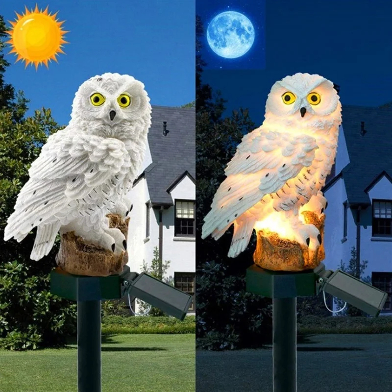 Solarna Statua Sowy, Lampa Ogr – Outdoor Lighting Ground recenzja i cena