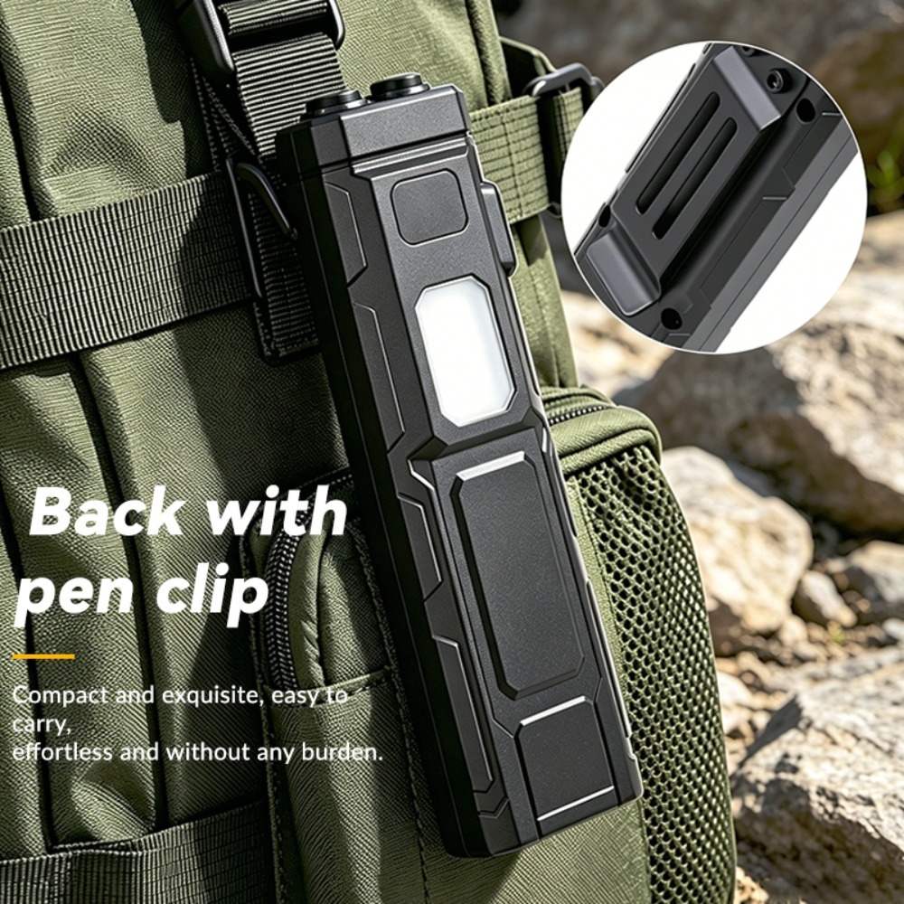Latarka LED COB EDC z klipsem  – Outdoor Lighting Fixtures recenzja i cena