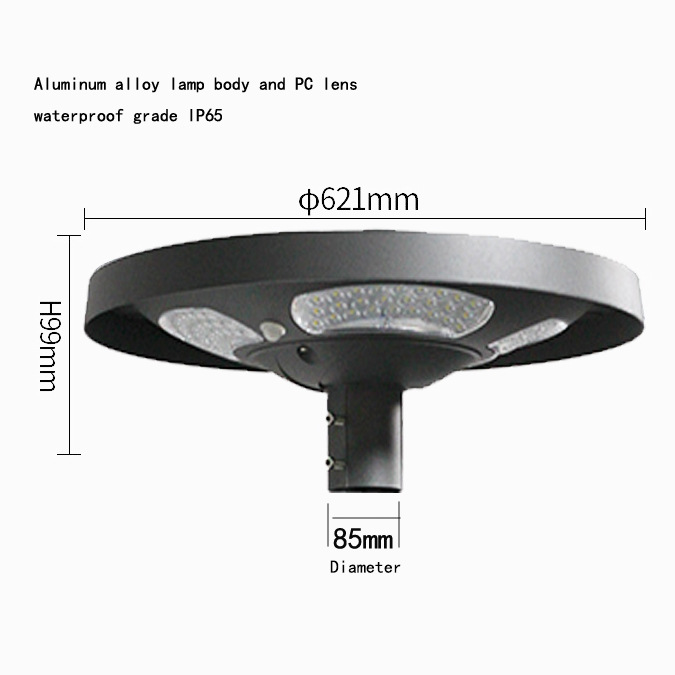 Wodoodporna lampa solarna LED  – Outdoor Lighting Pole recenzja i cena